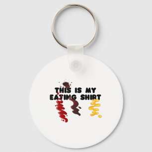 Porte-clés Drôle C'Est Mon Manger, Ketchup, Mustard, Bbq Sau