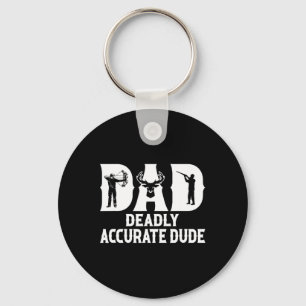Porte-clés Drôle Chasse aux Cerfs Papa Mort Accurate Cool F