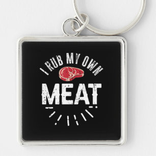 Porte-clés Drôle Chef BBQ Plaisanter Cadeau Rub Ma propre via