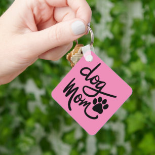 Porte-clés Drôle Chien Paw Chien Maman