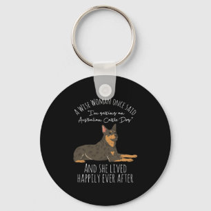 Porte-clés Drôle citation de chien de bétail australien