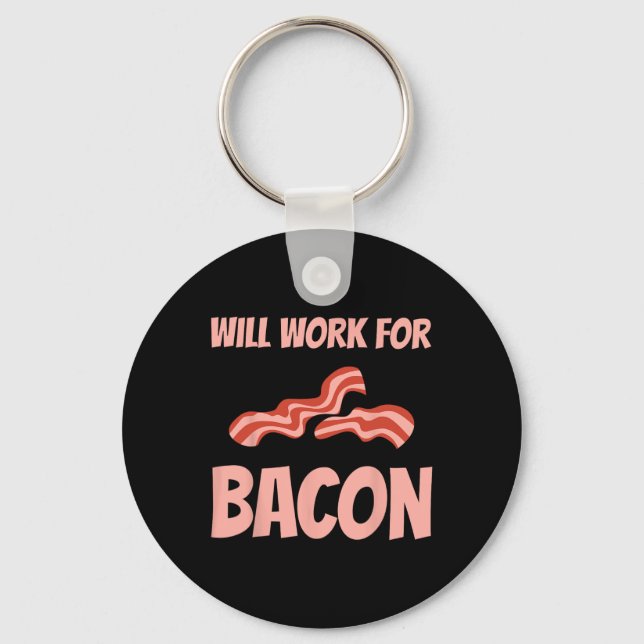 Porte-clés Drôle Conception Con Pour Hommes Femmes Bbq Pork F (Recto)