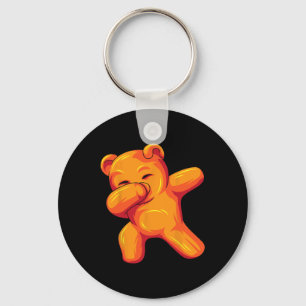 Porte-clés Drôle Dabbing Gummy Ours Dansant Gummy Ourson Ours