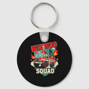 Porte-clés Drôle de brigade Wee Woo Département des pompiers