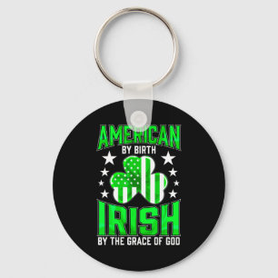 Porte-clés Drôle de fierté irlandaise St Patrick's Day vert c