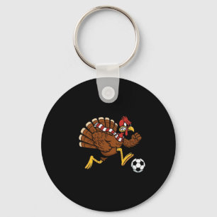 Porte-clés Drôle de football Dribble de dinde Goal Garçons Th