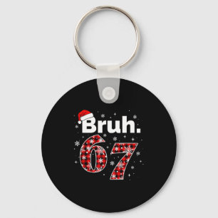 Porte-clés Drôle de frère 67 Noël Meme Fêtes Femmes Enfants X
