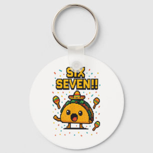 Porte-clés Drôle de Gamer Taco Six Sept Cinco De Mayo 67 Mexi