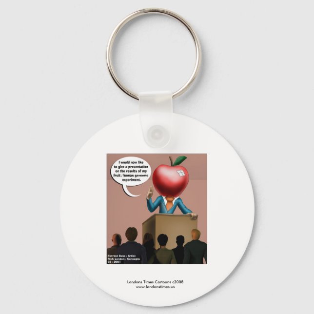 Porte-clés drôle de la qualité de l'expérience du  (Recto)