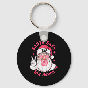 Porte-clés Drôle de Noël 67 Mème Cerveau Pourri Père Noël Xma
