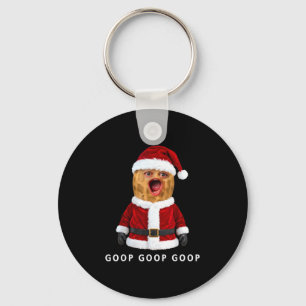 Porte-clés Drôle de Noël de Bungulator de Goop d'arachide brû