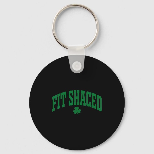Porte-clés Drôle de Saint-Patrick en forme en état d'ébriété  (Recto)