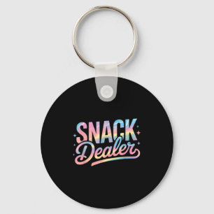 Porte-clés Drôle de snack disant femme amatrice de nourriture