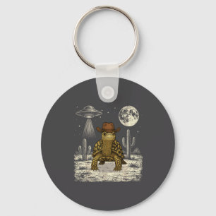 Porte-clés Drôle de Tortue boîte orientale Cowboy Occidental