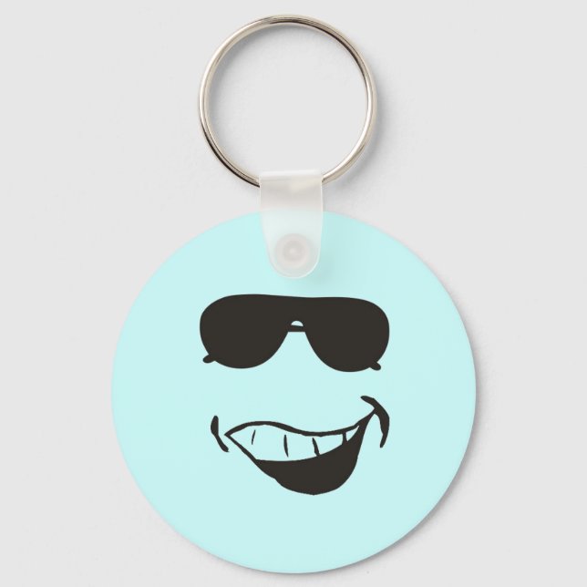 Porte-clés drôle de visage ! (Recto)