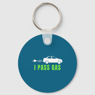 Porte-clés Drôle de voiture électrique à essence I P J'adore