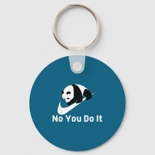 Porte-clés Drôle de vous Vintage Paresseux Panda Non