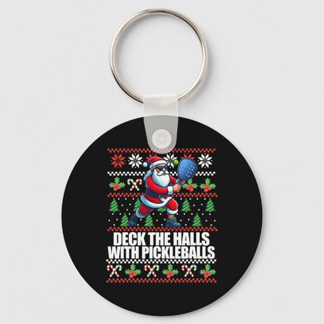 Porte-clés Drôle Deck Les Halls Mal Sweater Pickle (Recto)