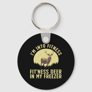 Porte-clés Drôle Deer Chasse Art Pour Hommes Femmes Chasse Fa