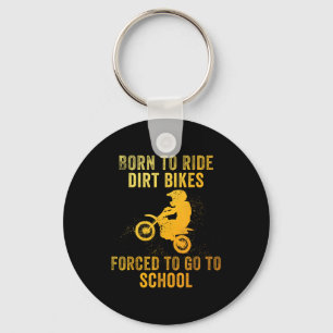 Porte-clés Drôle Dirt Vélo Art Pour Garçons Filles Motocross