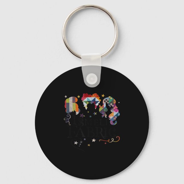 Porte-clés Drôle Femme Quilter Quilter Eau Coudre Je Sens (Recto)