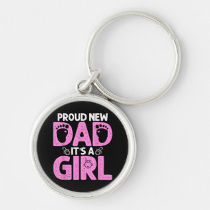 Porte-clés Drôle Fier Nouveau Cadeau Papa Pour Hommes Fête de