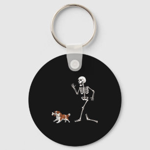 Porte-clés Drôle Halloween Cavalier Roi Charles Spaniel Et