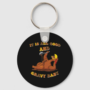 Porte-clés Drôle Hilariant Thanksgiving Turquie Design Bon An