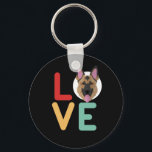 Porte-clés Drôle J'Aime Berger Allemand Je Coeur Mon Amoureux<br><div class="desc">J'Aime Le Berger Allemand. Design amusant et mignon pour les amateurs de chien et de chiot, sauveteur d'animaux et propriétaire de l'animal. Cette marchandise rétro vintage est idéale pour grand-père, grand-mère, mari, femme, papa, maman, oncle, tante, fils, fille, collègues ou collègues. Que vous soyez infirmier, médecin, enseignant, ingénieur, gestionnaire, médecin...</div>