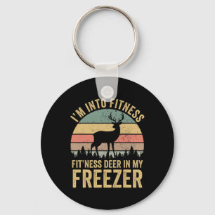 Porte-clés Drôle Je suis dans Fitness Fitness Deer dans mon c