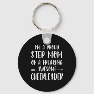 Porte-clés Drôle, je suis une fière belle-mère de cheerleader