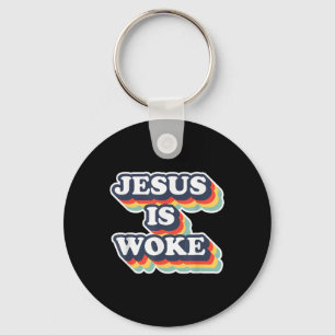 Porte-clés Drôle Jésus Est Réveillé Couleur Jésus Réveillé Ci
