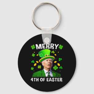 Porte-clés Drôle Joe Biden St Patricks Day Joyeux 4ème de Pâq