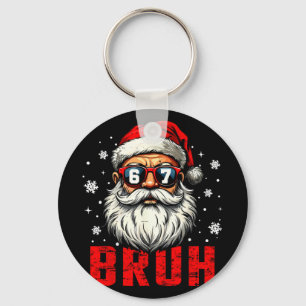 Porte-clés Drôle Joyeux Noël Santa Bruh Pyjama Xmas Hommes W