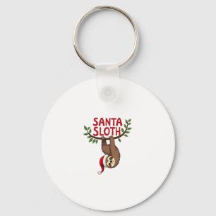 Porte-clés Drôle Joyeux Slothmas Paresseux Animal Paresseux K