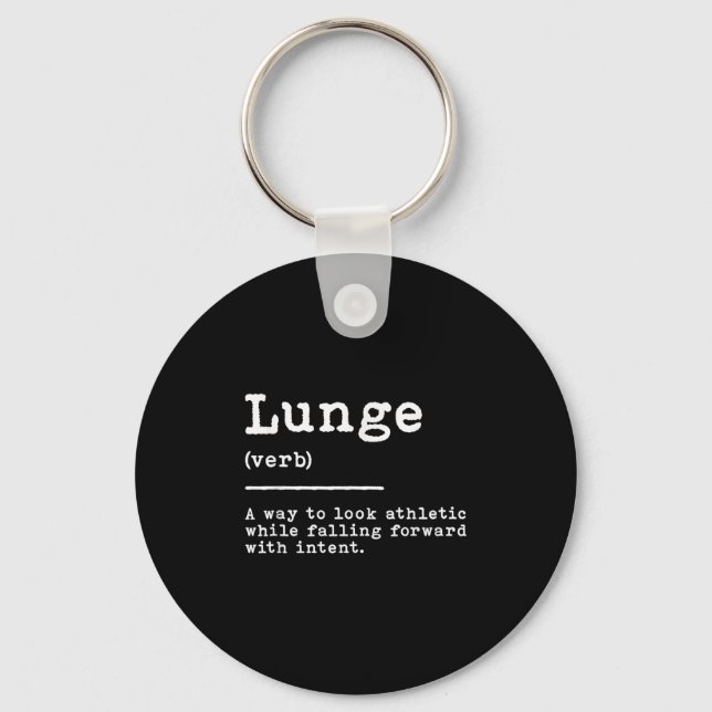 Porte-clés Drôle Lunette Définition Clôture Épée Déplacer Dev (Recto)