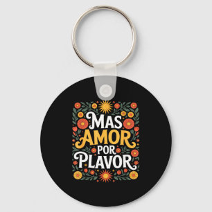 Porte-clés Drôle mas amor por favor dicton espagnol Drôle mas