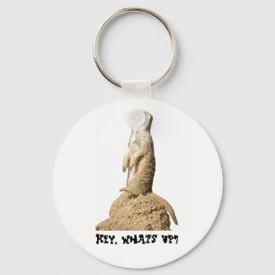 Porte-clés Drôle Meerkat debout