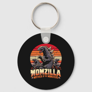 Porte-clés Drôle Momzilla Mère des monstres Rétro Anniversair
