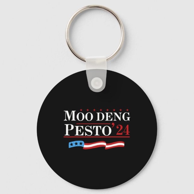 Porte-clés Drôle Moo Deng Pesto 24 Penguin Ba (Recto)