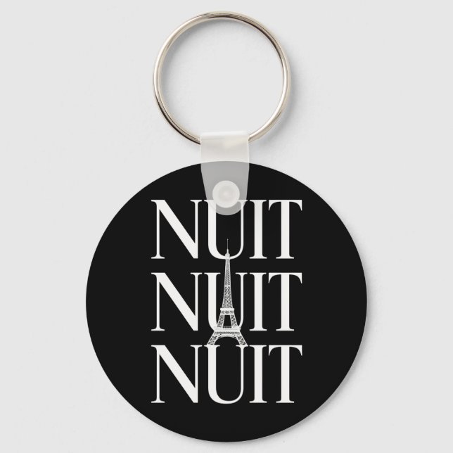 Porte-clés Drôle Nuit Nuit (Recto)