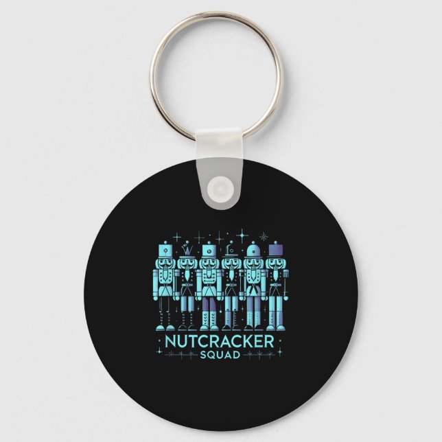 Porte-clés Drôle Nutcracker Hommes Femmes Nutcrackers Noël (Recto)