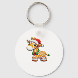 Porte-clés Drôle pain d'épice homme Giraffe Noël femmes homme