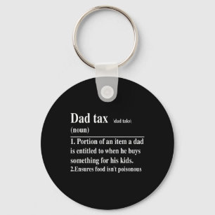 Porte-clés Drôle papa Définition fiscale Daddy Fête des pères