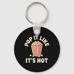 Porte-clés Drôle Popcorn Art Pour Hommes Femmes Pop Corn Popc