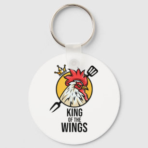Porte-clés Drôle poulet Roi ailes Fans Bbq Drumstick Don F