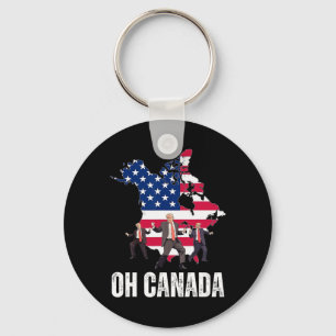 Porte-clés Drôle Président Donald Trump Oh Canada Amérique de