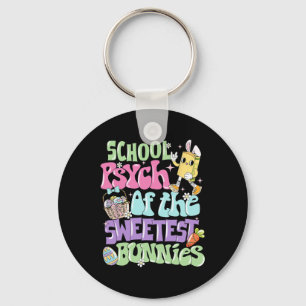 Porte-clés Drôle Psychologue De L'École De Pâques Du Plus Dou