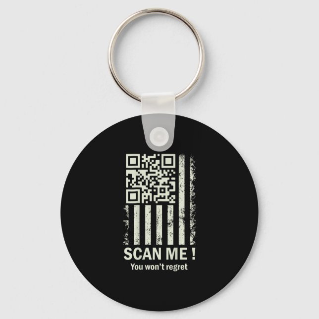 Porte-clés Drôle Qr Scan Me Trump 45_47 Tee Trump Dancing Cod (Recto)