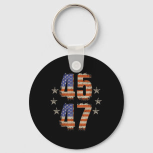 Porte-clés Drôle Qr Trump 45 47 Trump Code de la danse Poche